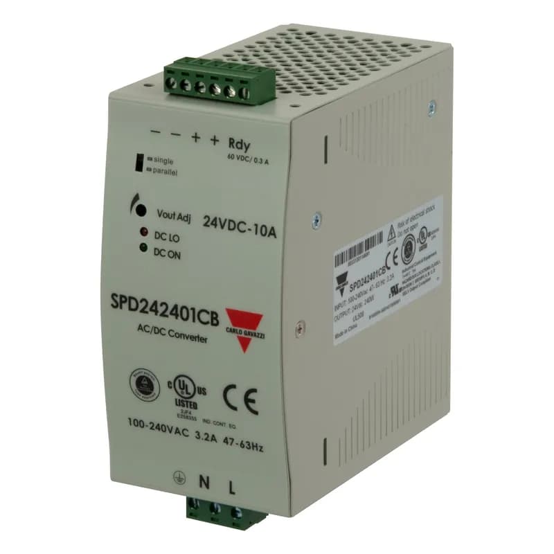 SWITCHING PS 240W, 24VDC, CONNECTORS, PFC AND PARALLEL FUNCTION