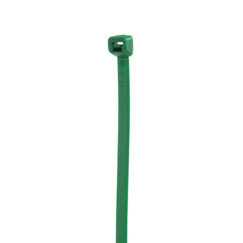 Cable Tie Green 7.5" 50lb 100, Colored Cable Ties (zip ties, tie wraps, wire ties) are designed for the bundling of cables and wires.