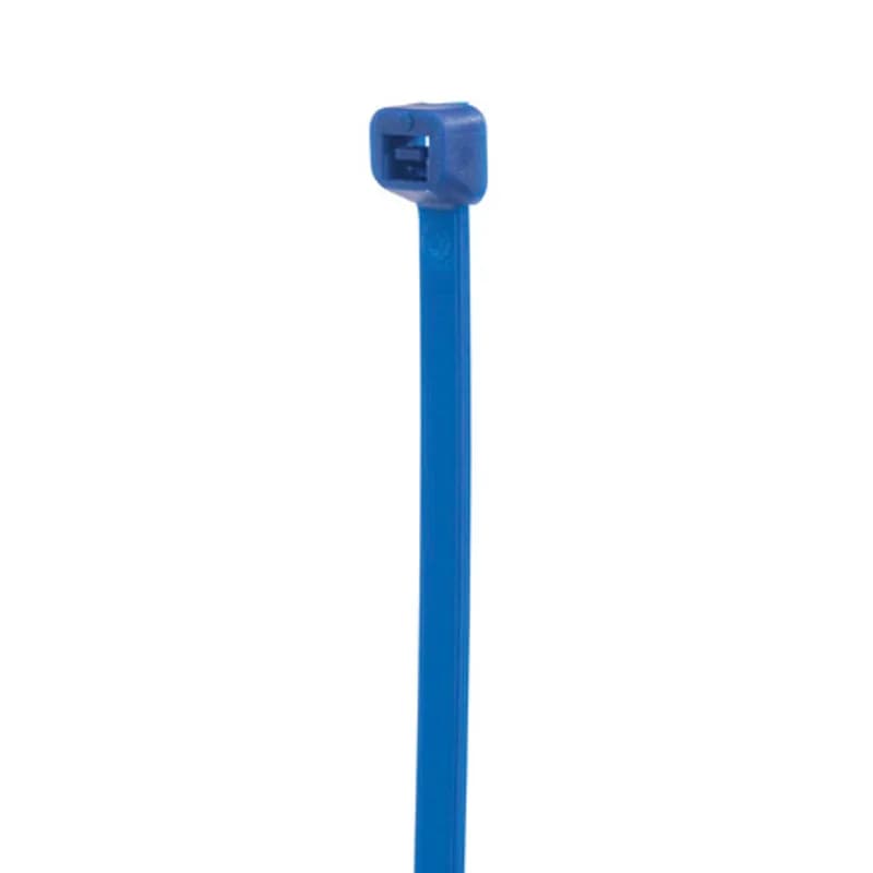 Cable Tie Blue 5" 30lb 100, Colored Cable Ties (zip ties, tie wraps, wire ties) are designed for the bundling of cables and wires.