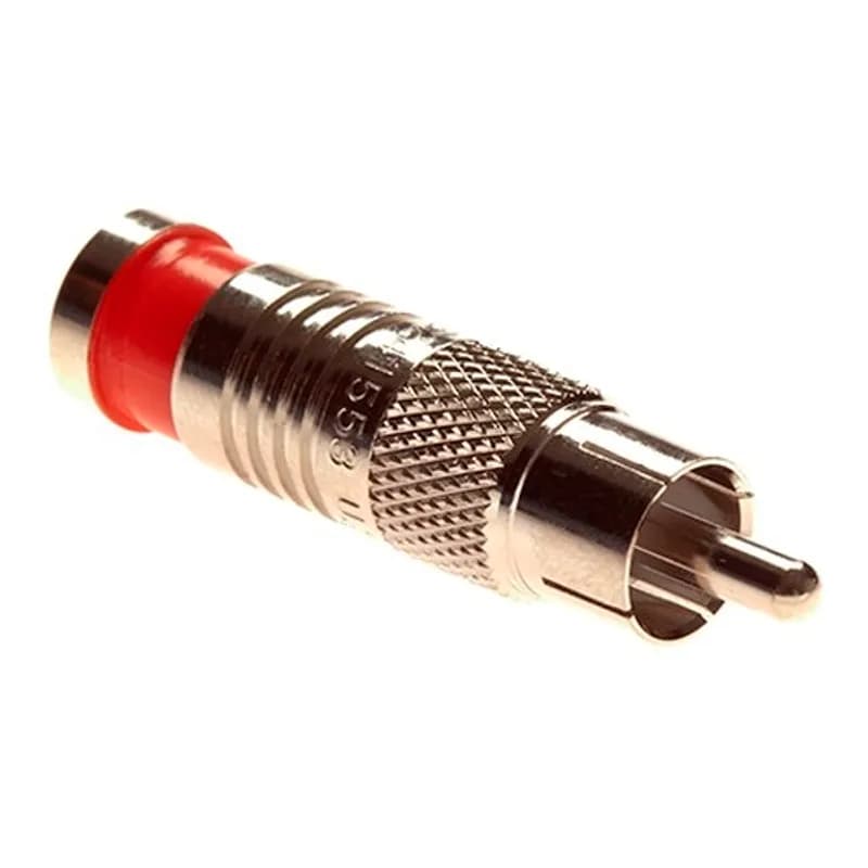 NSI Industries 18060RA - RCA RG59 RA Compression Nickel Pl 25/Bg