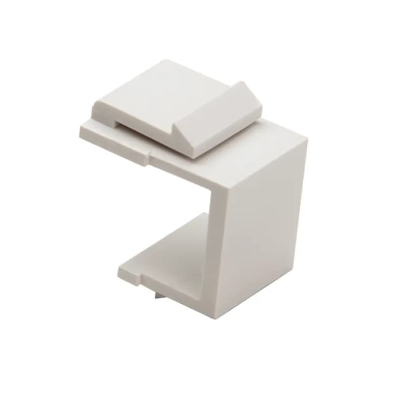 Keystone Blank Insert, White. Pkg'd, 10 and Bag., 849160007692