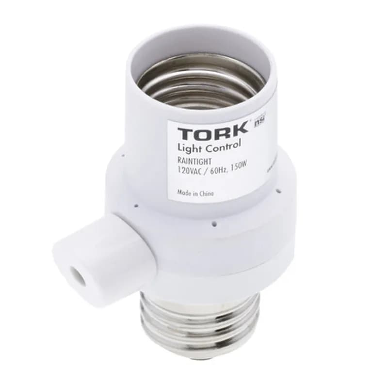 PHOTOCONTROL SCREW-IN 120V MED BASE, 150W TUNGSTEN, WHITE
