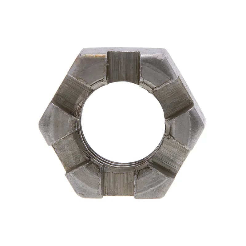 NSI Industries JNS166PL - 1/2-13 Slotted Hex Nut (Castle Nut) Plain Finish