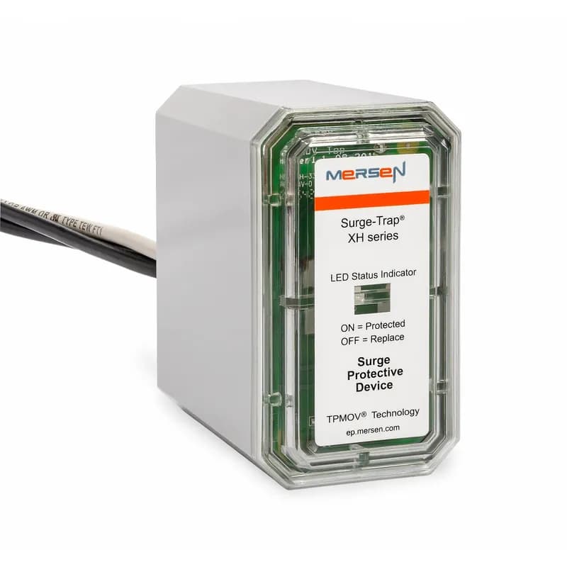 The most compact of the STX series offering, the Surge-Trap® Type 1 STXH meets requirements for UL1449 Fourth Edition and is suitable for any 120/240VAC split phase application. The STXH Series SPD features TPMOV® technology inside making it the safest product available in its category. Its compact size, performance and reliability is especially for HVAC applications and direct mounting to air condition disconnect switches., 240/120V, L-N, L-G, Split Phase, LED 50 kA per phase
