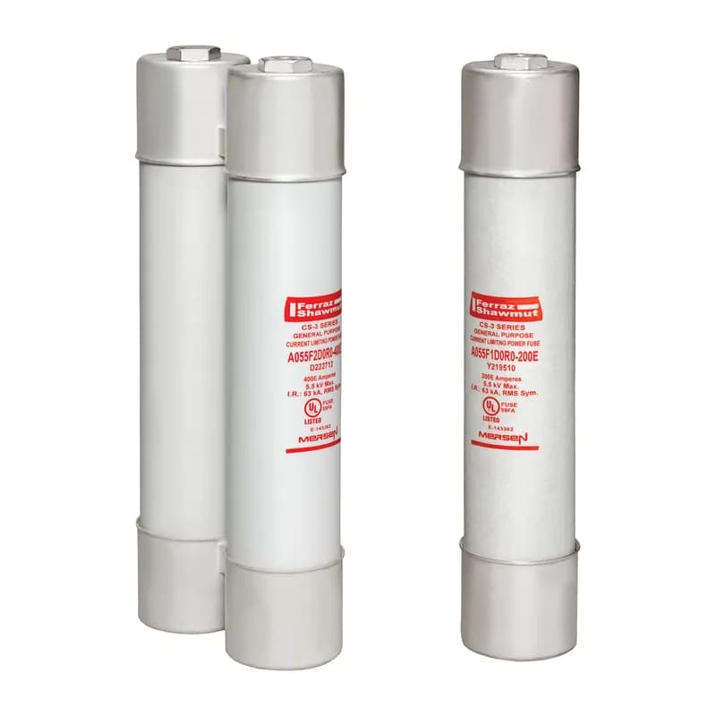 Medium Voltage E-Rated Fuse 25800VAC 25A Ferrule, Series: FNJ Visual Indicator