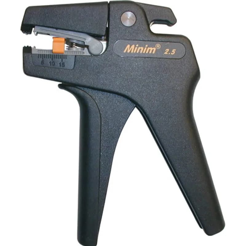 NSI Industries 15305 - High quality, self-adjusting wire stripping and cutting tool with a wire range of 30-13 AWG. Compact pistol grip design gives increased control and greater precision vital for stripping smaller cables. The auto form laminated stripping jaws form around the radius of the cable to ensure no damage to the inner conductor., 899740000773