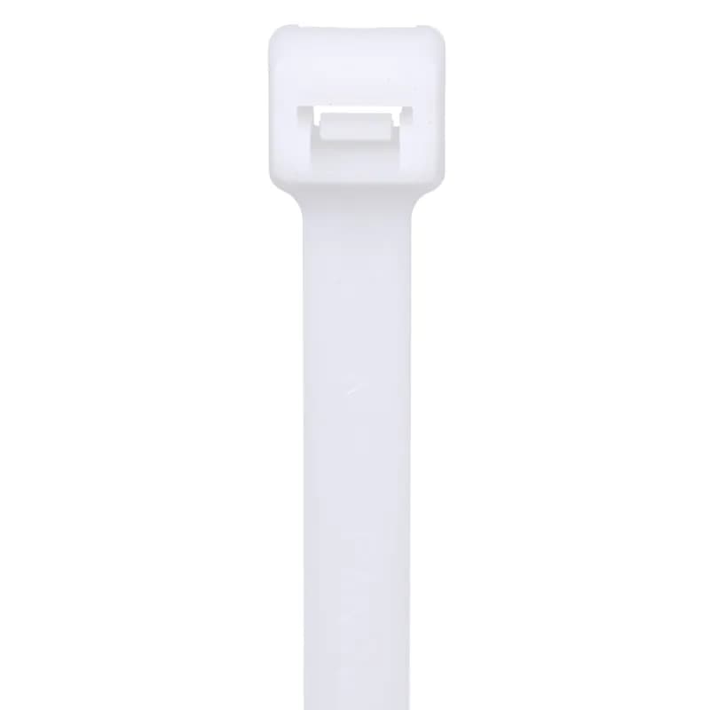Pan-Ty locking tie, light-heavy cross section, 8.1 (206mm) length, nylon 6.6, natural, bulk package.