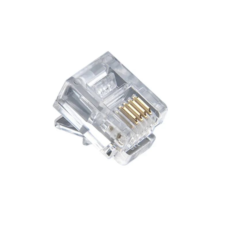 Traditional style modular plugs for use in terminating cables in both telephone and data applications. Manufactured to comply with FCC 68 guidelines and are UL listed., 849160000976
