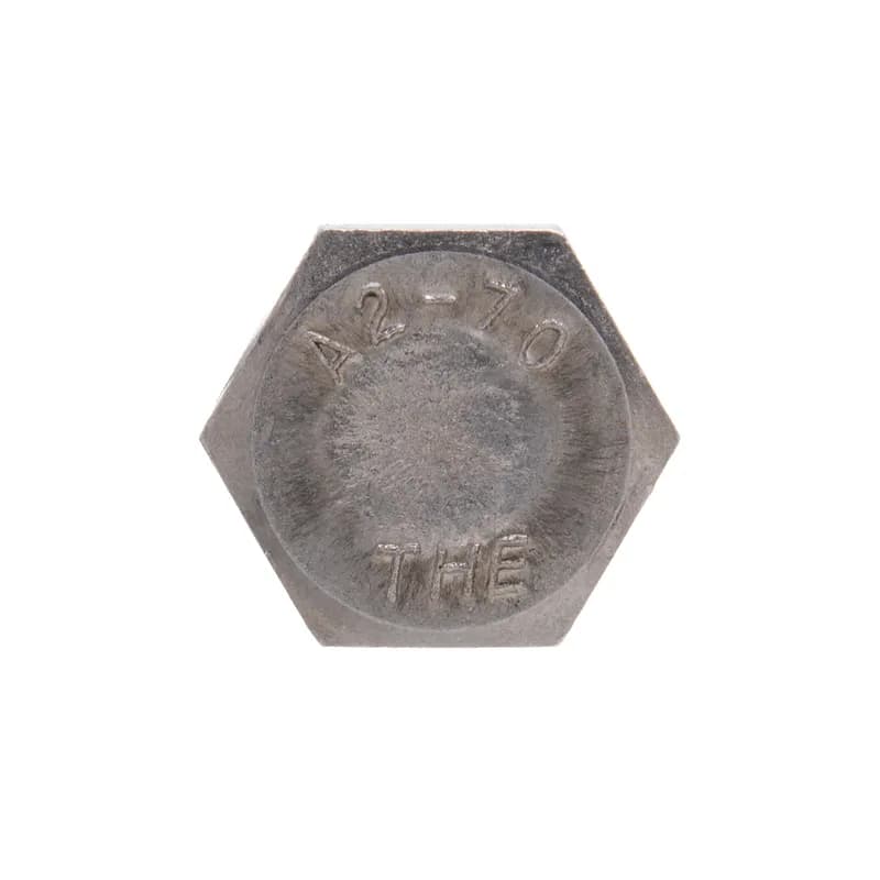 Hex Head Bolt, Metric M12 x 60 mm, Steel, Zinc Chromate finish, 50 per pack