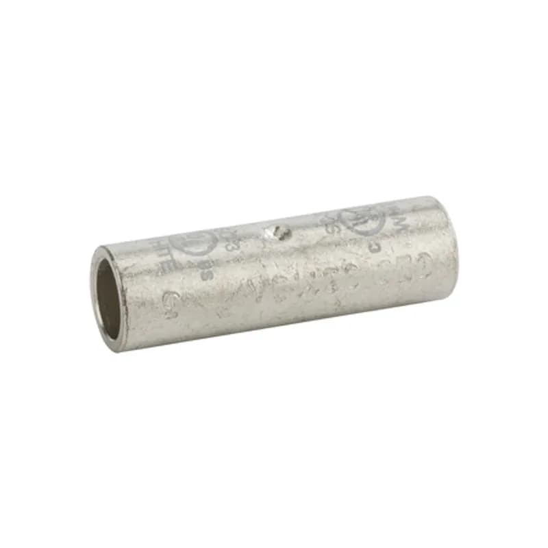 NSI Industries SC-3 - StandardBarrel TinnedCopperSplice3 AWG Standard Barrel Tinned CopperSplices is a type of copper compression connector that is produced from high conductivity copper tubing. They are tin-plated to provide corrosion resistance and are marked with die index and color coded for easy reference. Listed for 35KV maximum when properly installed.
