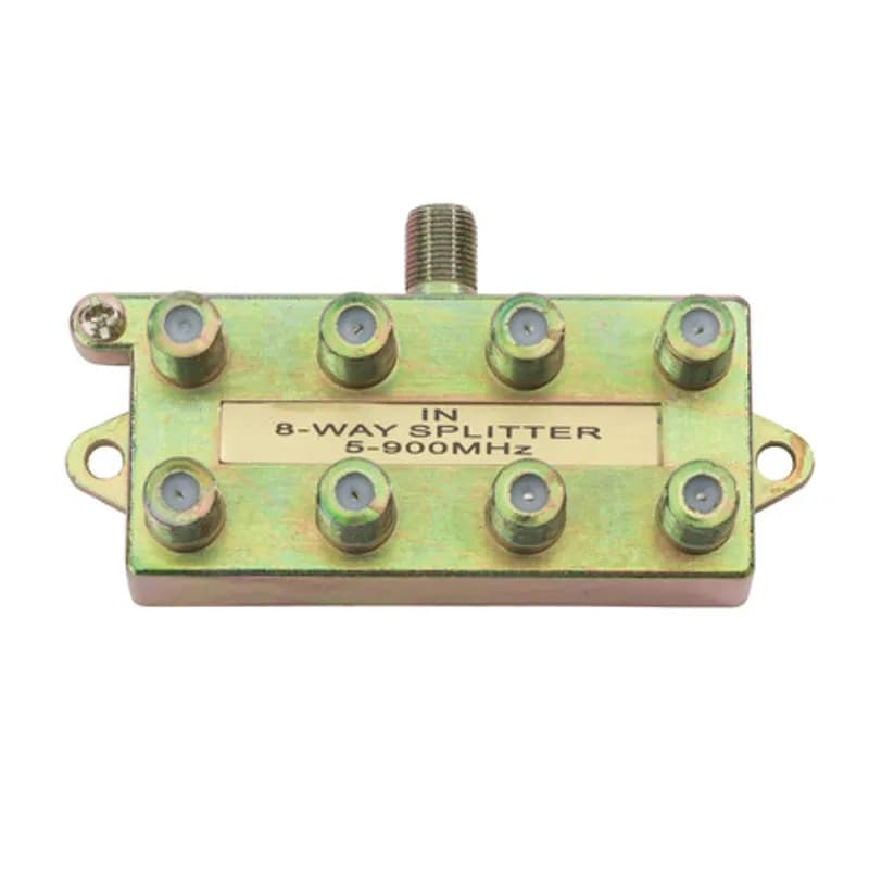 Eight Way Coax Splitter 5-900 mhz