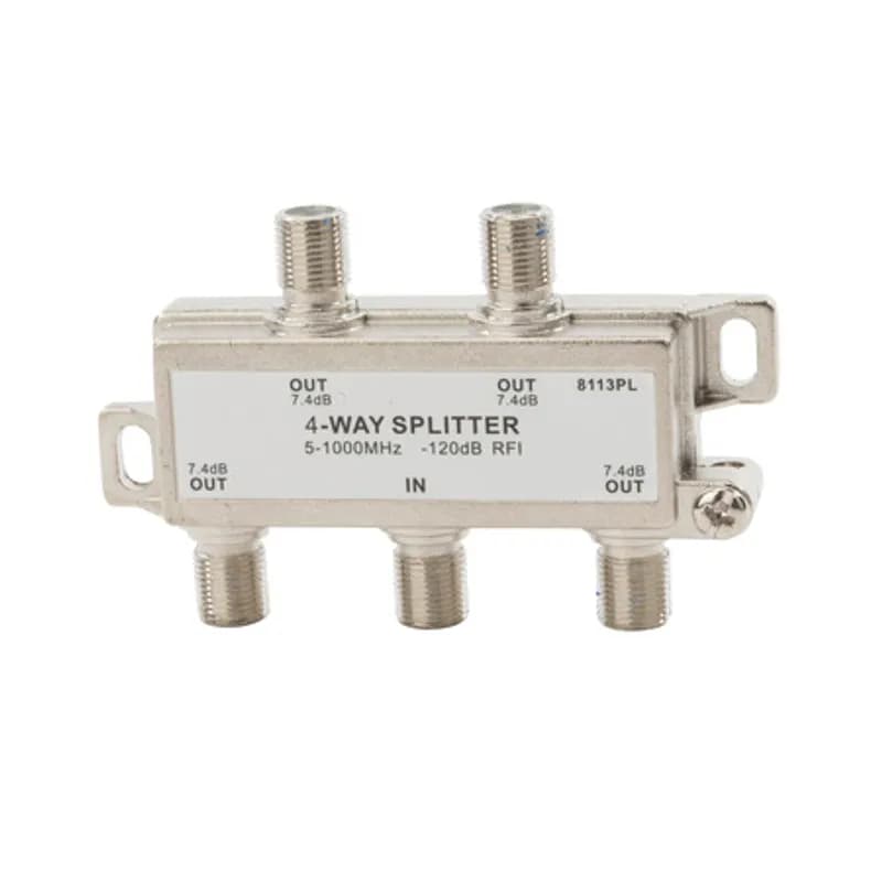 NSI Industries CS-4HF - Four Way Coax Splitter-High Frequency