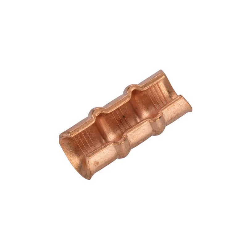 NSI Industries CT-107 - Copper C Tap Grounding Connector for 1 to 3 AWG Copper "C" Taps ensure positive, all around compression with low-resistance and high pull-out values. Made of high conductivity copper, they satisfy the requirements of NEC250-81 and 250-91 for connecting to the grounding electrode system. Rated 600 Volts.