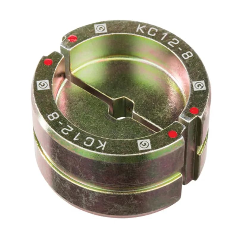 U-Type Die #8 AWG Copper, 1 Pair, Gray