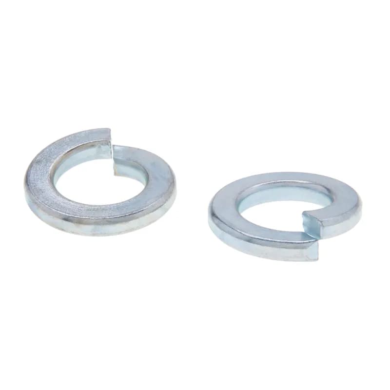 Split Lock Washer, 1/2 in., Steel, Zinc Chromate finish, 100 per pack