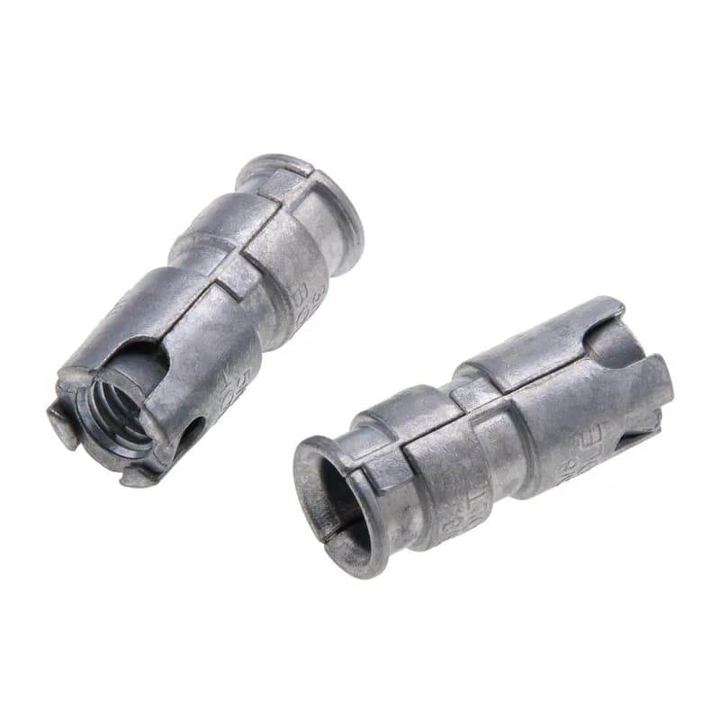 NSI Industries JSEA14 - Single Expansion Anchor, 1/2 in. Size, 1 in. length, 1/4 in. thread size, Zinc Alloy material, Zinc finish, 100 per pack, 1/4 in. thread diameter