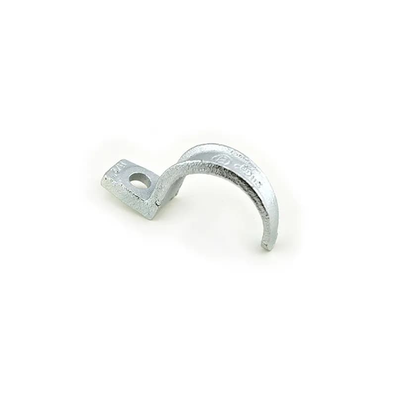 Strap, EMT, One Hole, Malleable Iron, Size 1 1/2 Inch