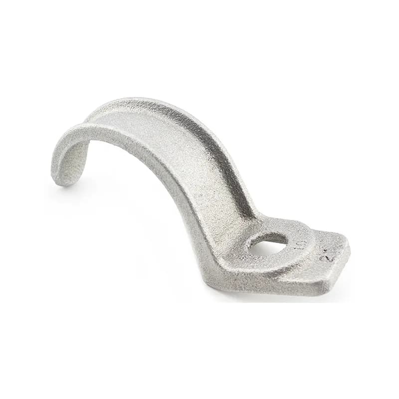 Strap, One Hole Pipe, Aluminum, Size 2 Inch