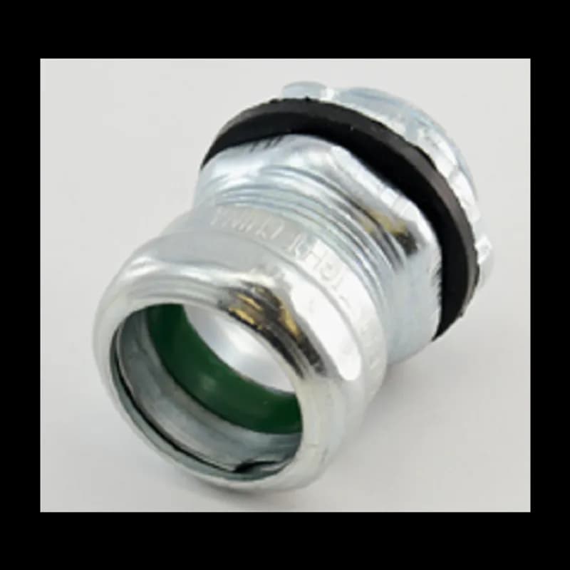 Connector, Compression, Steel, Insulated Throat - 105 Degree C, Size 3/4 Inch