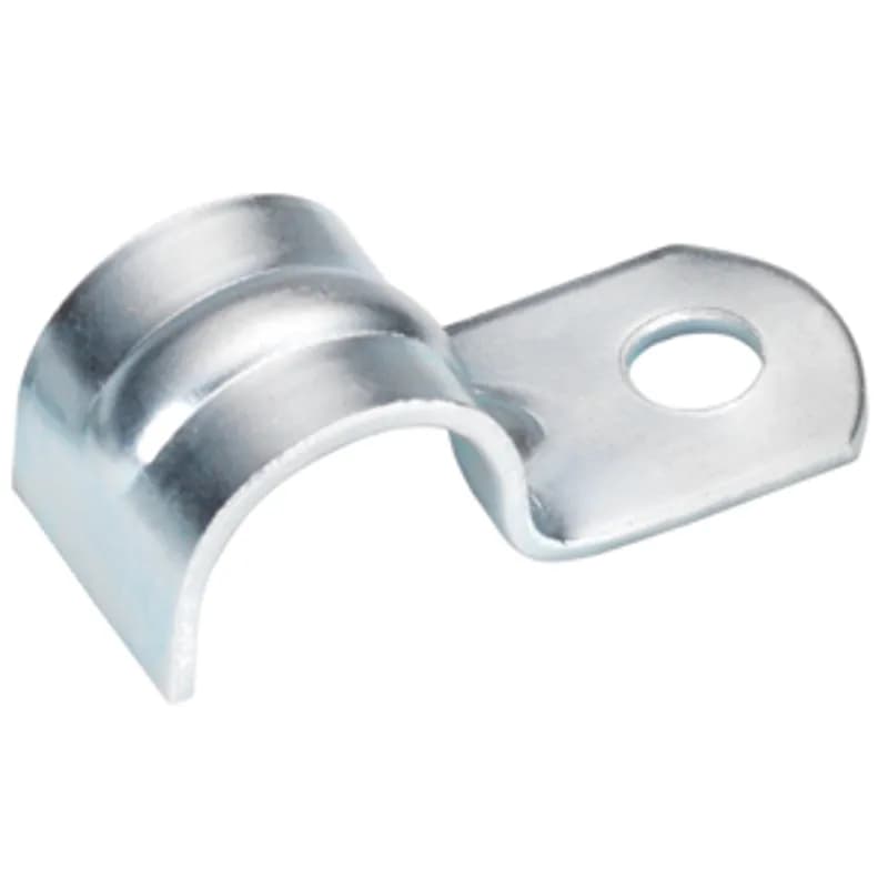 3/8" Steel Strap, One Hole for Cable and Tubing