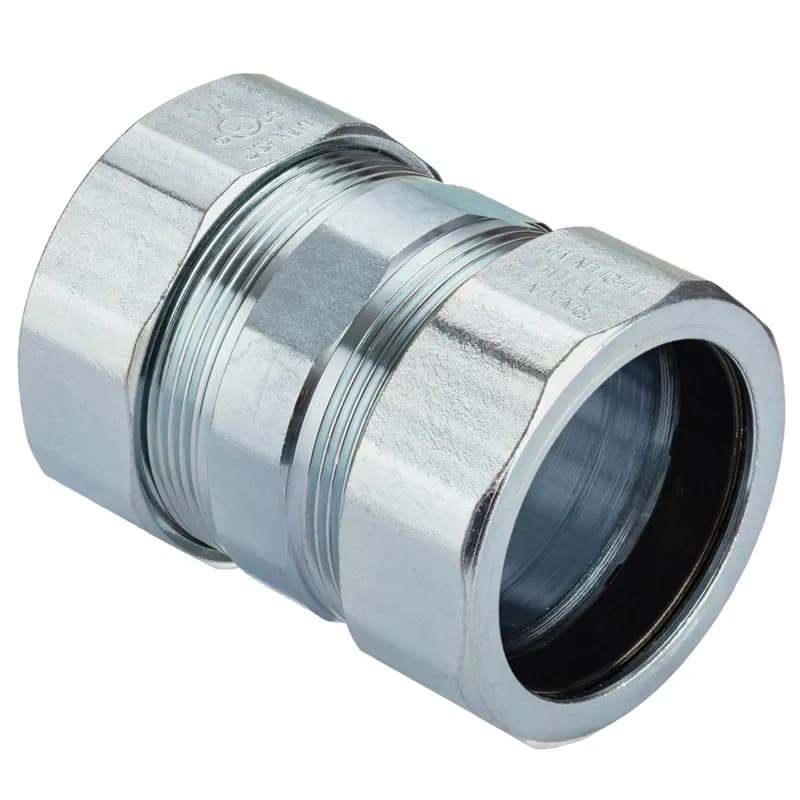 1-1/4" Raintight Threadless Rigid Compression Couplings