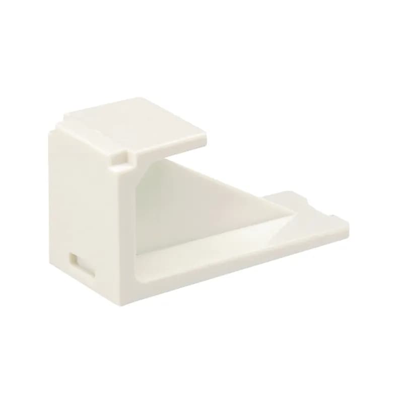 Mini-Com 1-port blank module, reserves space for future use, International Gray, 100 pc.