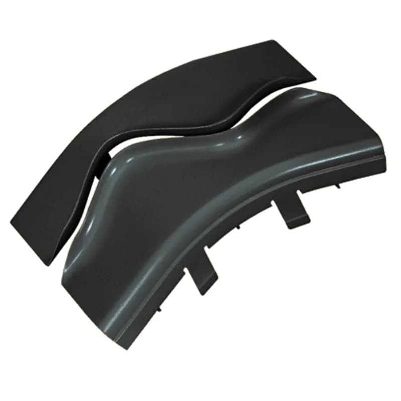 Optional split cover for the outside vertical 45 angle fitting FROV456X4BL. Snap-on feature allows cover to be installed and removed with no tools required. Creates readiused 3/4 (19mm) opening for easy access to add or remove cables.
