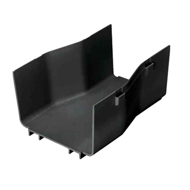 Attaches any 6x4 FiberRunner Fitting or Channel to any 4x4 FiberRunner Fitting or Channel. Accepts split cover FRRF6FR4SCBL.