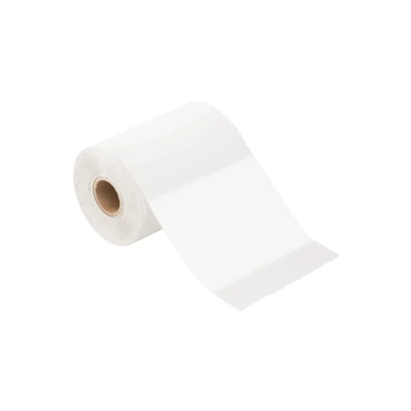 Clear, non-printable polyester tape.