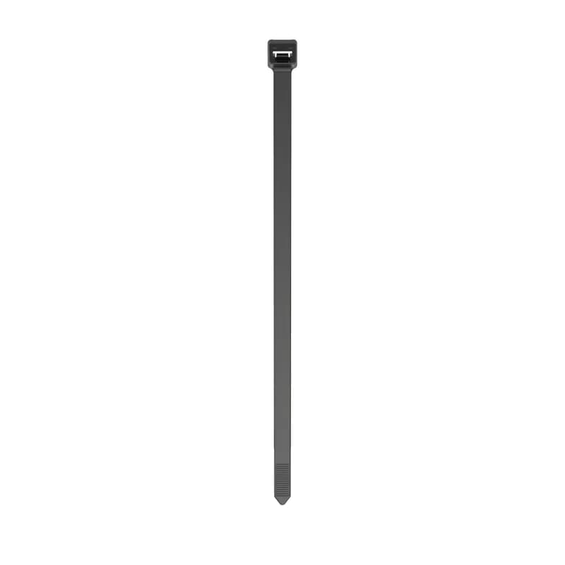 Panduit PLT4H-TL120 Locking Cable Ties are designed to satisfy the needs of solar applications and resistance to corrosive elements such as zinc chloride applications, while delivering consistent performance and reliability. Cable tie of choice for making attachments to galvanized surfaces. Light-Heavy cross section, 14.5" (368mm) length. Made of Weather Resistant Nylon 12 with high resistance to ultraviolet light, are black in color and come in packages of 250.