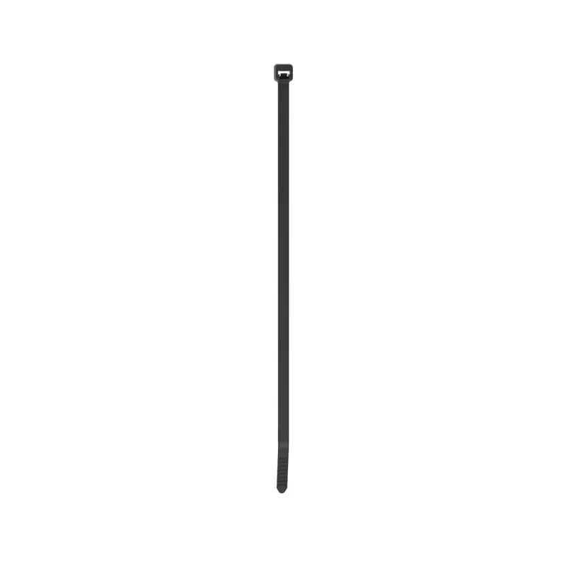 Panduit PLT4S-M120 Locking Cable Ties are designed to satisfy the needs of solar applications and resistance to corrosive elements such as zinc chloride applications, while delivering consistent performance and reliability. Cable tie of choice for making attachments to galvanized surfaces. Standard cross section, 14.5" (368mm) length. Made of Weather Resistant Nylon 12 with high resistance to ultraviolet light, are black in color and come in packages of 1000.
