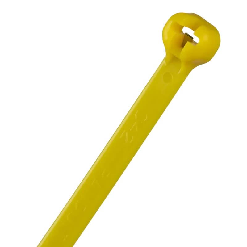 Panduit BT2M-M4Y - Dome-Top barb ty cable tie, miniature cross section, 7.9 (201mm) length, nylon 6.6, yellow.