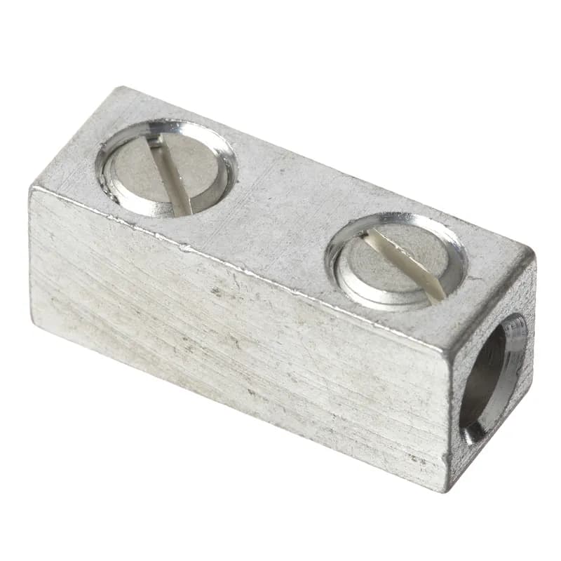Splicer/reducer, aluminum, dual rated, type SR, #14 - #2 AWG, #14 - #10 AWG SOL.