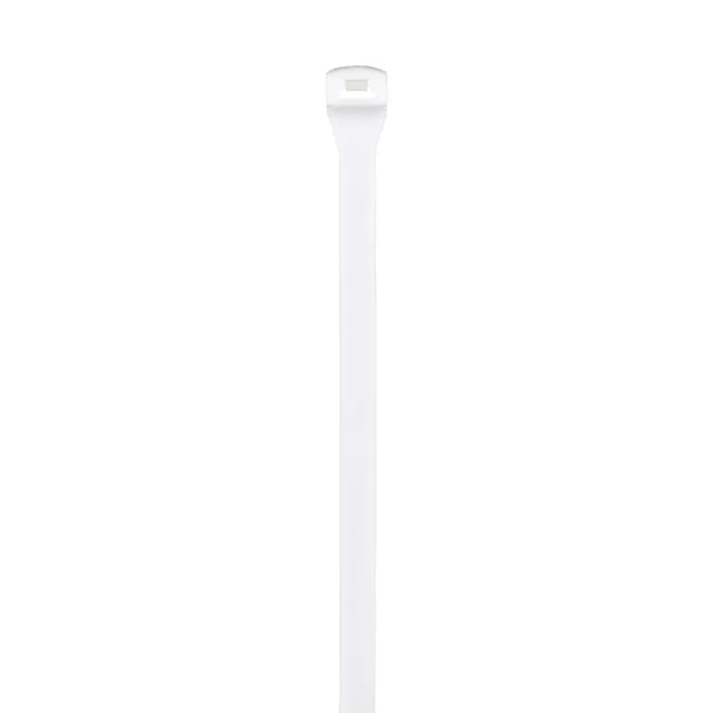 Panduit Contour-Ty Cable Ties are designed to provide consistent strength in high-vibration environments. Plus, with a low-profile head and parallel entry design, the tip enters easy and stays snug and snag-free. And with Flame Retardant Nylon 6.6 material it's ideal for slowing the spread of fire. Standard cross section, 10.8in, Tensile Strength: 222, Ivory, 1000pc.