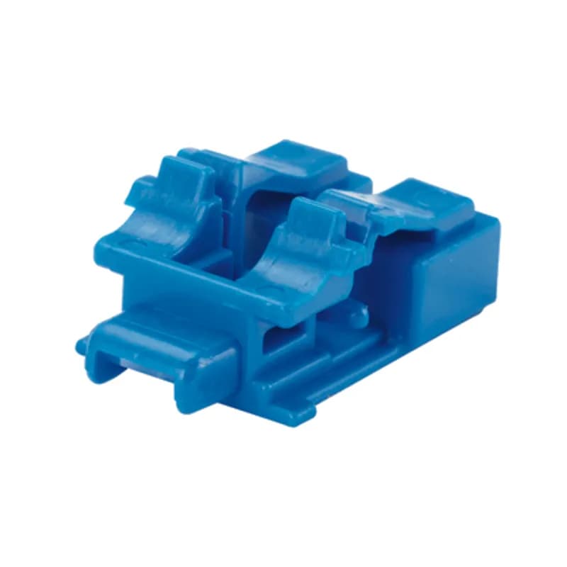 Panduit PSL-LCAB-BU-C - LC duplex adapter block-out device, 100 devices (blue) and 5 removal tools (black), polycarbonate.