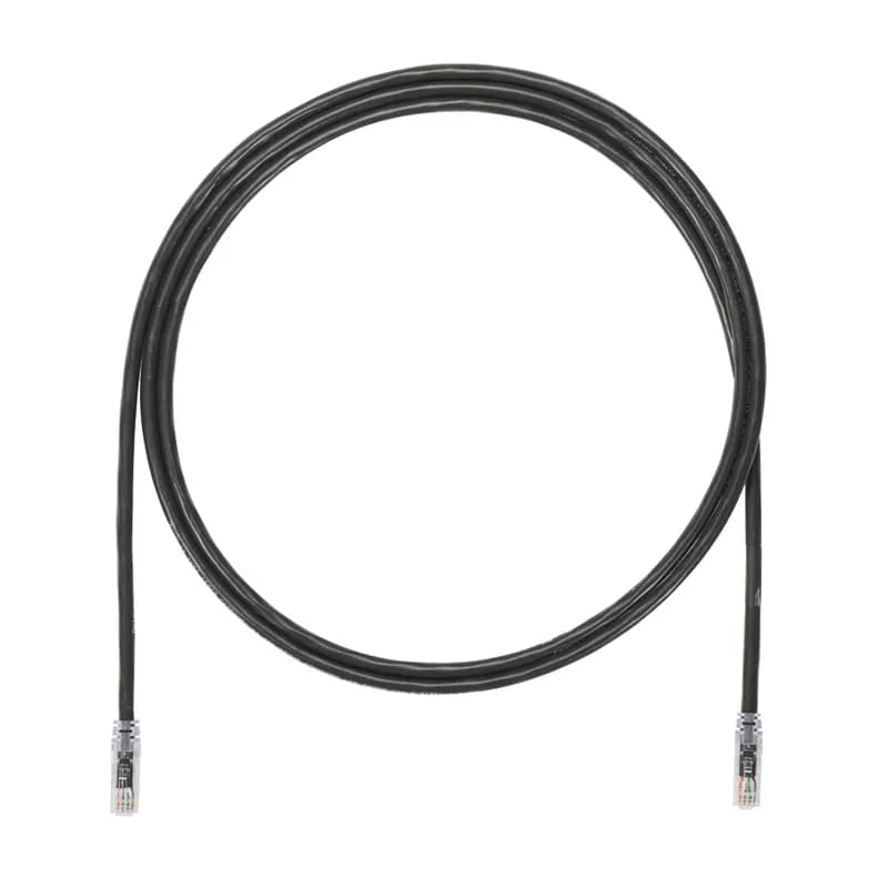 Category 6A, 10 Gb/s UTP patch cord with TX6A 10Gig Modular Plugs on each end, Black, 14 ft.
