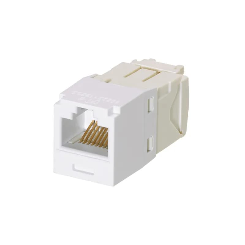 The Mini-Com Cat 6 UTP RJ45 TG Jack Module is designed to terminate 4-pair, 22-26 AWG twisted pair cable. Each module is 100% factory tested to exceed industry standard performance requirements. TG style termination eliminates the need for a termination tool. Each jack is individually serialized for traceability and is compatible with Mini-Com Modular Patch Panels and Faceplates.