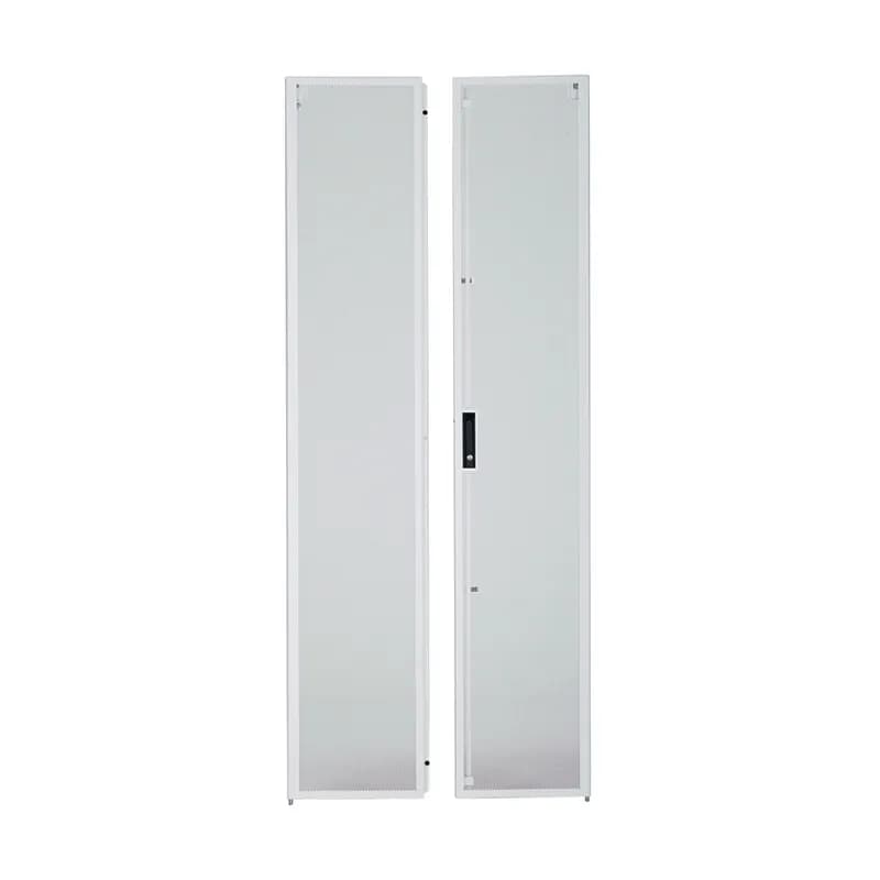 Split doors for 42 RU 700mm wide cabinet. Color: White