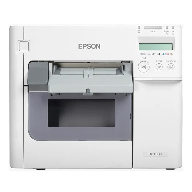 Panduit PTM-C3500 - The Ink Jet printer for North American usage has a print speed of up to 4.0" (101.6 mm) per second and includes Easy-Mark Plus Labeling Software, 1 black ink jet cartridge, 1 cyan ink jet cartridge, 1 magenta ink jet cartridge, 1 yellow ink jet cartridge, starter roll of C400X200XPI labels, AC power adapter, USB cable.