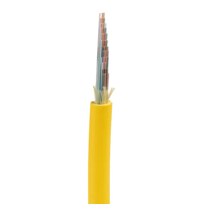 Panduit FFDPAX144F - The 144 fiber indoor flexible ribbon distribution cable is OS2 and Plenum (OFNP) rated.