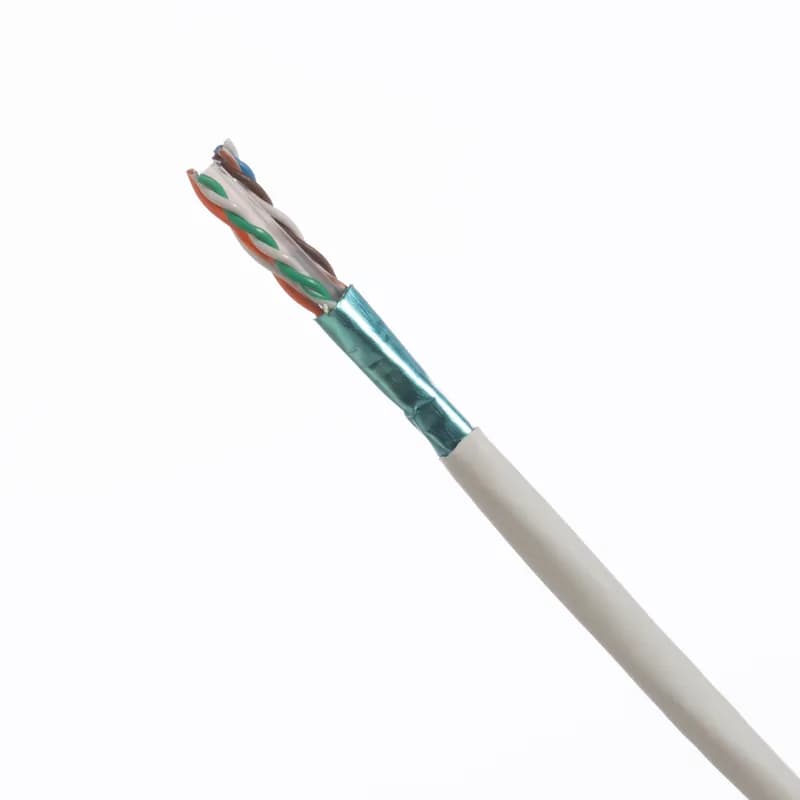 Panduit PUL6AV04WH-EG - The TX6A Cat 6A U/UTP copper cable is constructed of 23 AWG copper conductors with HDPE insulation. The copper conductors are twisted in pairs and separated by a cross divider. All four pairs are surrounded by a Vari-MaTriX Tape and a flame-retardant HDPE flame-retardant jacket. The white, LSZH (IEC 60332-3, EuroClass Dca-s2,d2,a1) cable is supplied 305 meters (1,000 feet) to a reel.