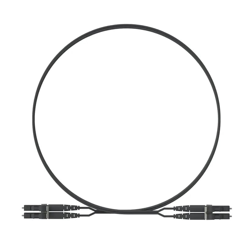 Panduit FS2EPLALANAM001 - The duplex fiber patch cord is OM4+ Signature Core with 1.6mm cable zipcord jacket. It is Plenum (OFNP), features LC Duplex connectors, has standard insertion loss and is 1 meter in length. This cord is colored A - Black on both LC Duplex connections. The cable jacket color is black.