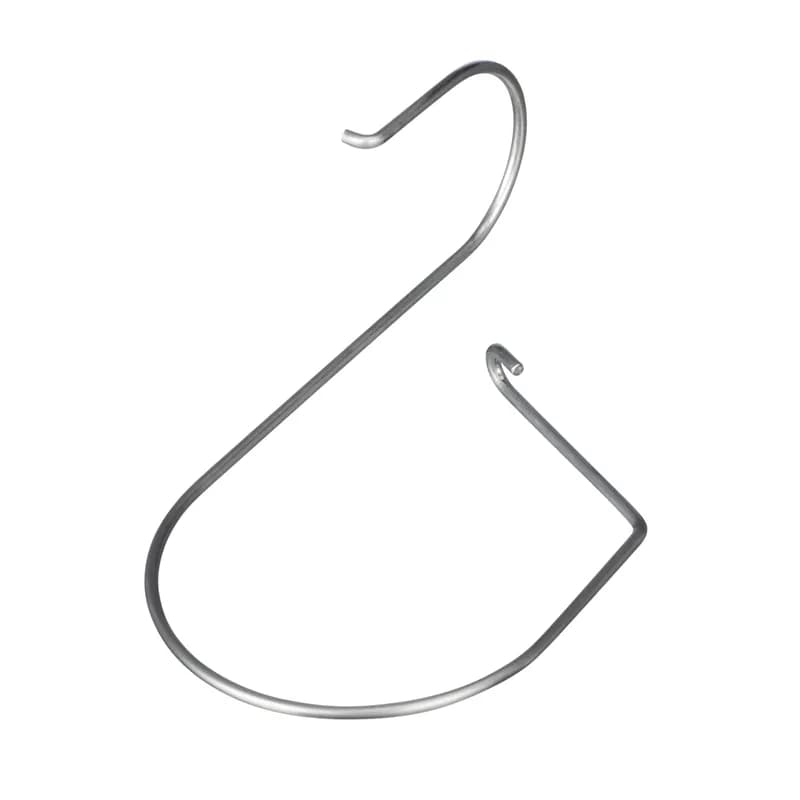 Panduit WH20SS-90-M - Panduit WH20SS-90-M Solar Wire Hangers are devices used to suspend and aid in the routing of PV wire in Solar arrays. These hangers are configured to hook into and hang off mounting holes common in solar module frames. The 2-inch (50.8mm) saddle area can accommodate 20 or more PV wires. These can be purposely unlatched for access to the channel for any future maintenance needs on the PV wire. These hangers are made of 304 stainless steel for longevity and durability.