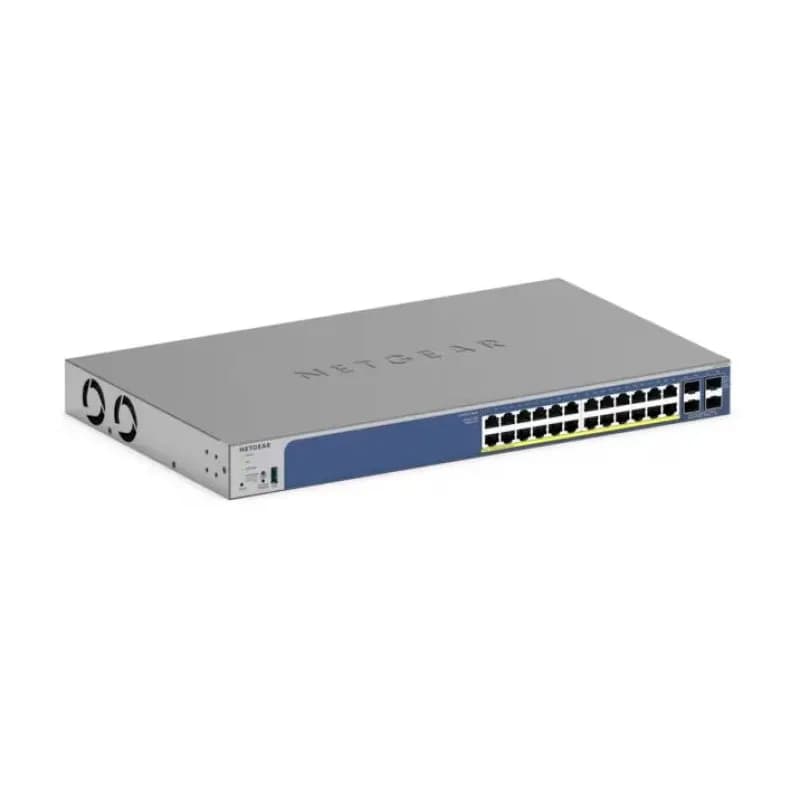 NETGEAR GS728TXP300NAS - 24P GE POE+ SMART SWTH W/10G S