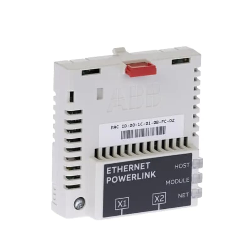 ABB - Low Voltage Drives FEPL-02-KIT - The FEPL-02 Ethernet POWERLINK adapter module enables the connection of a drive to an Ethernet POWERLINK network. Ethernet POWERLINK is a communication profile for Real Time Ethernet. The adapter module is classified as a full Ethernet POWERLINK slave.