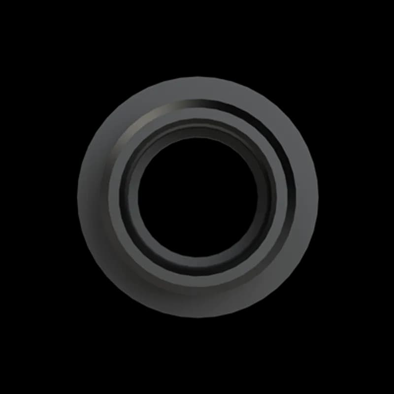 PMAFIX Straight Black Connector with Universal Safety Clip, Material - Polyamide 6, Thread Type - Metric, Thread Size -M20x1.5, Conduit Size NW - 12