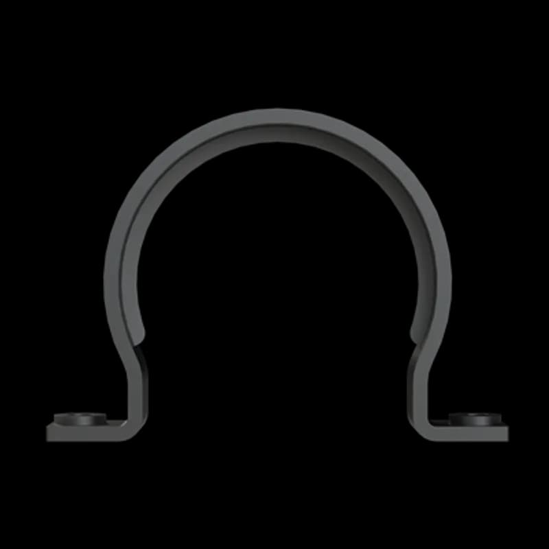 ABB - Installation Products BGH-95 - PMAFIX One-Piece Black Tube Clamp, Material - Polyamide 6, Fits to Conduit Size NW - 95, Metric - 106