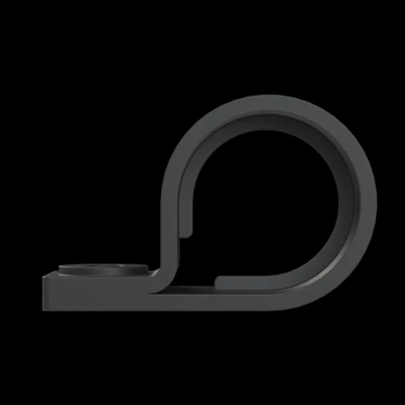 ABB - Installation Products BGL-17 - PMAFIX One-Piece Black Tube Clamp, Material - Polyamide 6, Fits to Conduit Size NW - 17, Metric - 20