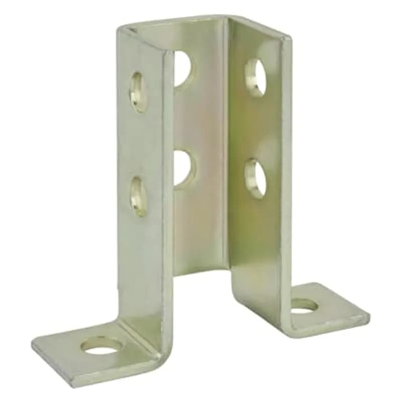 Connector Opposite-Side Angle, Length 4-1/2 Inches, Width 4-1/2 Inches, Steel with 9/16 Inch Holes on 1-1/2 Inch Centers