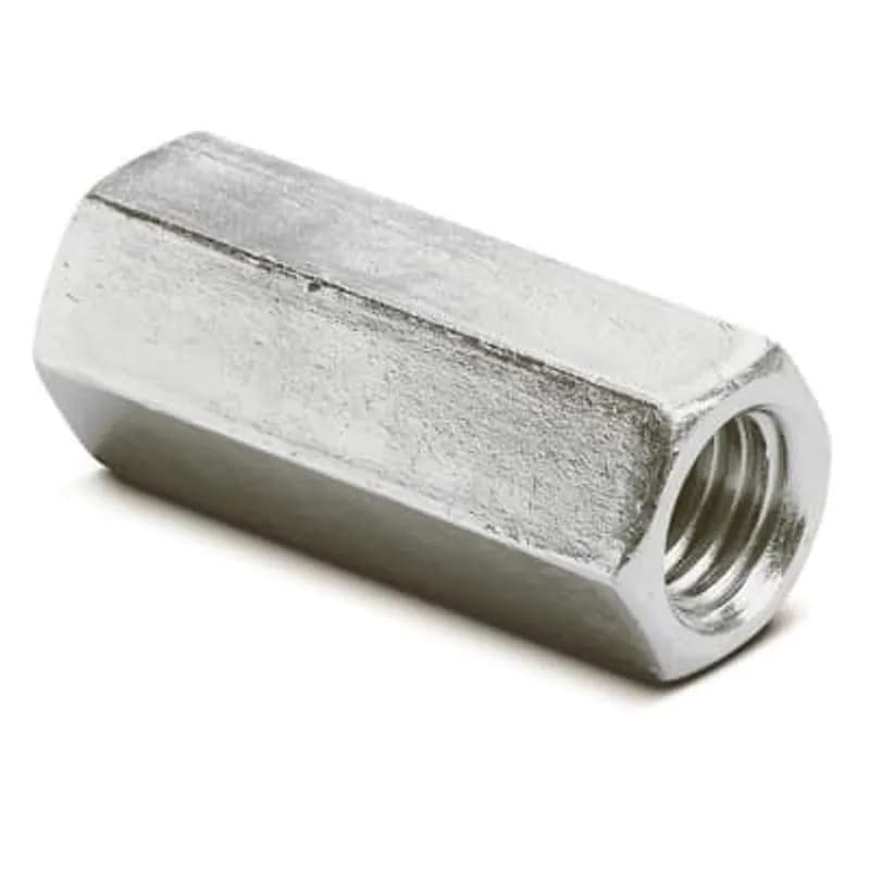 ABB - Installation Products H119 3/8 SS - Coupling, Standard Rod, Size 3/8 Inch, Length 1-1/8 Inches, Stainless Steel
